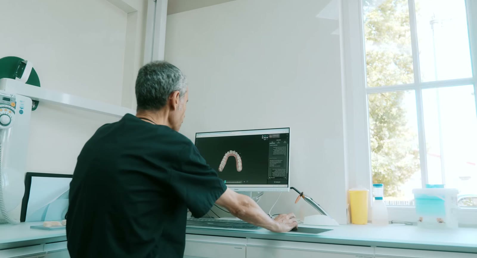 Digitale Abformung: 3D-Scan des Kiefers am Bildschirm